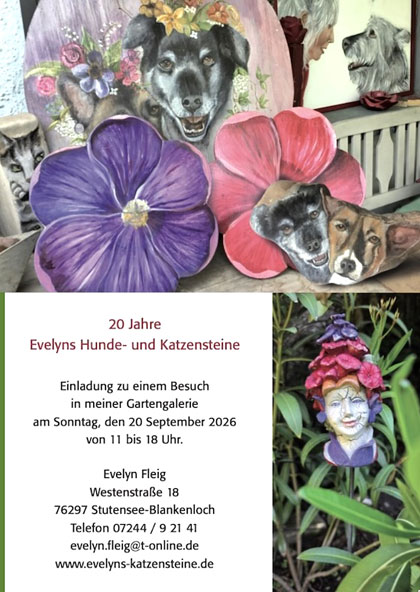 20 Jahre Katzensteine Evelyn fleig