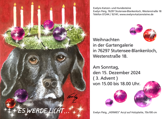 evelyn fleig weihnachten in der gartengalerie 2024