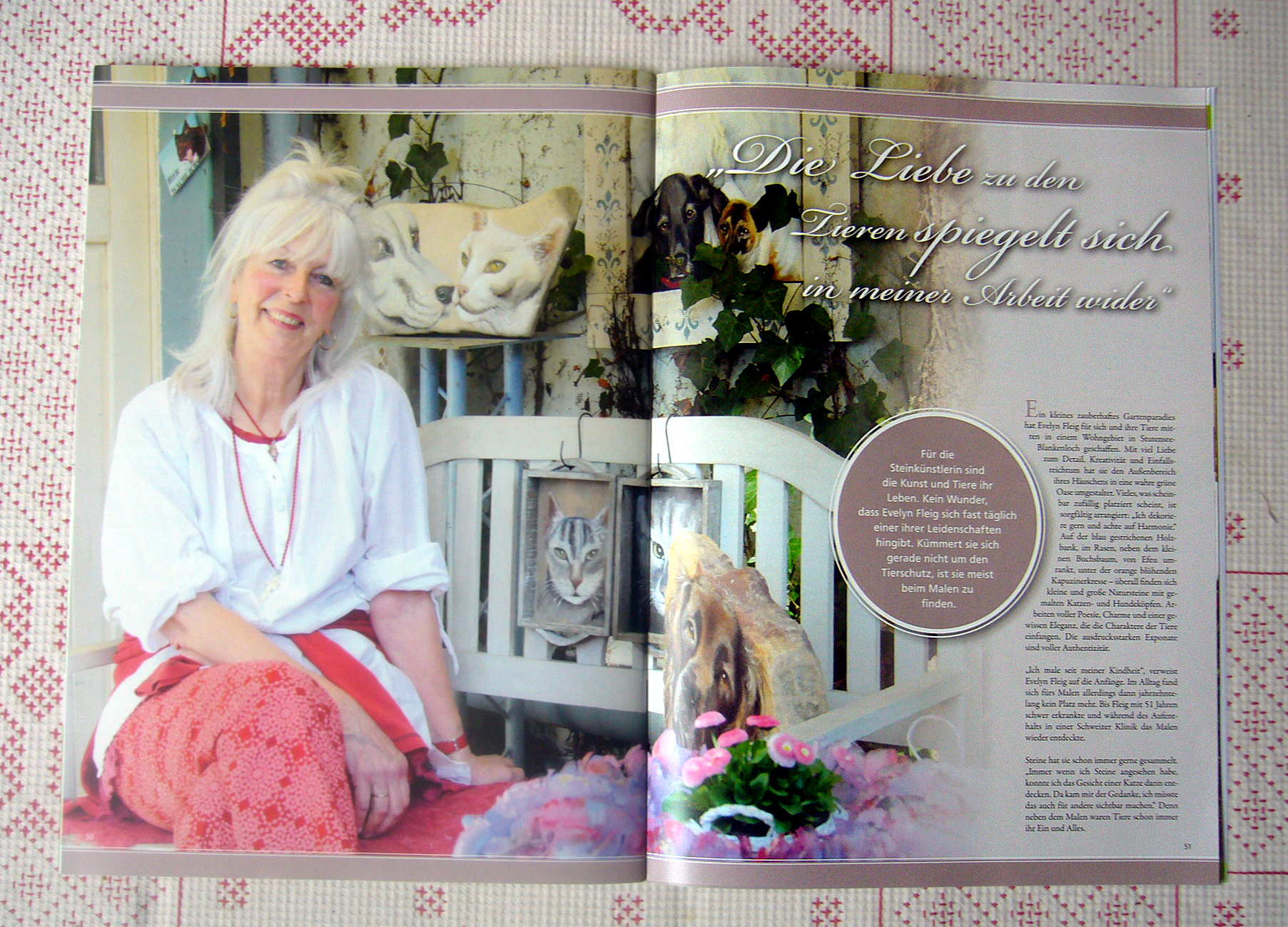 evelyn fleig lebensart magazin abbildungen
